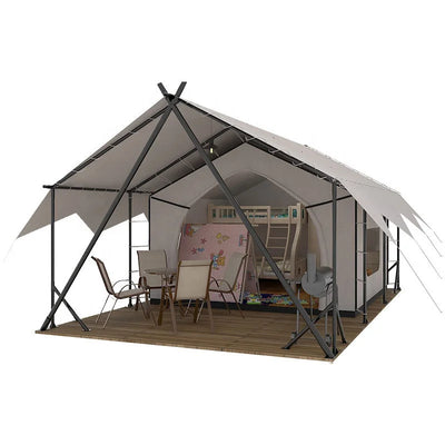 Outdoor Camping Beach Tent Waterproof and Made of Oxford PVC Fabric for Summer