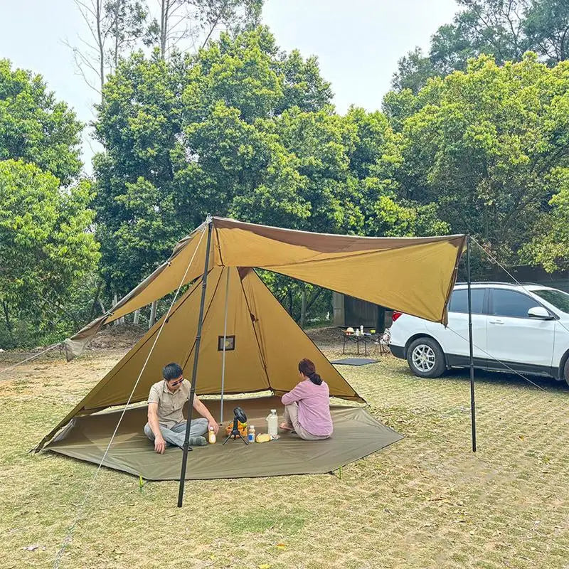 Camping Tent Carpet Mat Octagonal Camping Ground Sheet Octagonal Outdoor Waterproof Camping Tent Mat for Camping Picnics