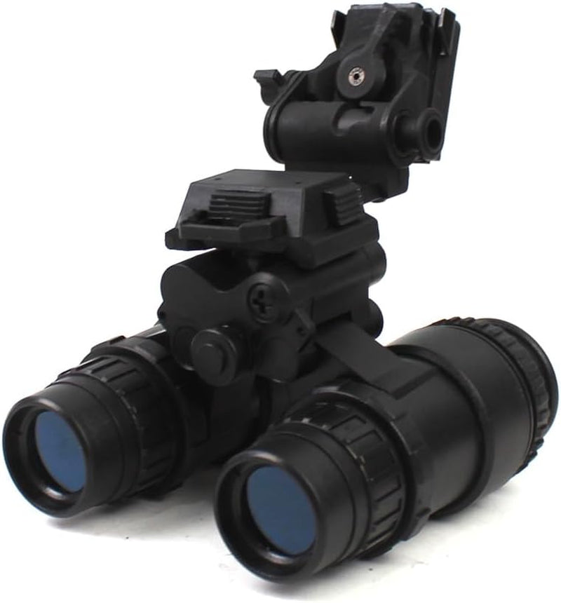 Tactical Binocular Night Vision Dummy Model PVS15 with NVG Stand Mount, Helmet No Function Night Vision Goggles Model Kit for Cosplay Prop Display