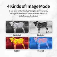 Thermal Monocular Hunting 256X192 50Hz Infrared Thermal Imaging Night Monocular IP66 Photo Video Recording App Connectivity