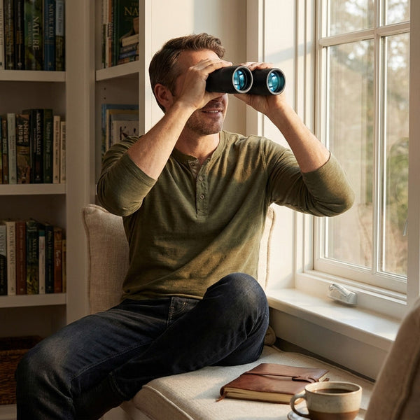 High Power Binoculars Built for Outdoor Adventures, 15X50 Magnification, BAK4 Prism, Waterproof Design