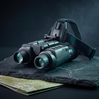 Digital Night Vision Binocular 4K 3D Visual Tactical Night Vision Goggles with Head Mounted Outdoor Infrared Hunting Telescope — Studio Shot