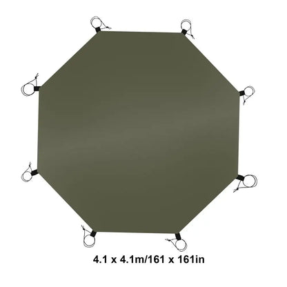 Camping Tent Carpet Mat Octagonal Camping Ground Sheet Octagonal Outdoor Waterproof Camping Tent Mat for Camping Picnics