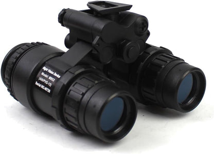Tactical Binocular Night Vision Dummy Model PVS15 with NVG Stand Mount, Helmet No Function Night Vision Goggles Model Kit for Cosplay Prop Display