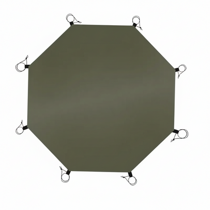Camping Tent Carpet Mat Octagonal Camping Ground Sheet Octagonal Outdoor Waterproof Camping Tent Mat for Camping Picnics